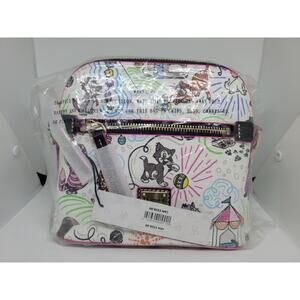 Disney Dooney & Bourke Cats White Domed Crossbody Bag *NWT